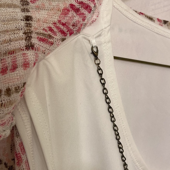 EUC Alfred Dunner 3/4 Sleeve Blouse with Detachable Necklace, size US 2X - Picture 2 of 10